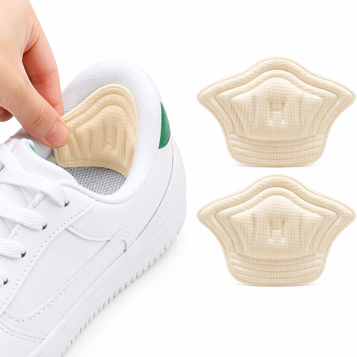 Protector de talón Movicore para comodidad y protección del talón en calzado, en color transparente con diseño ergonómico.