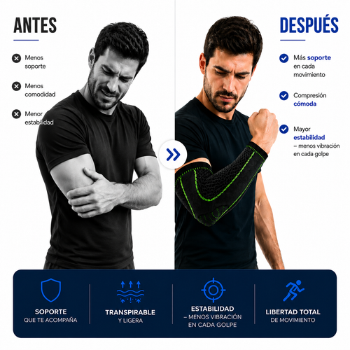 Manga de suporte + para cotovelo